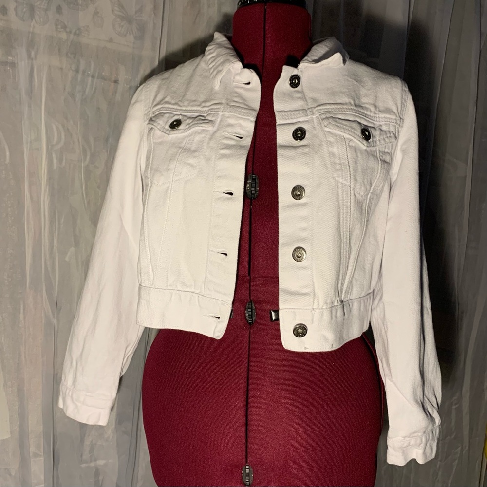 White Denim Jacket